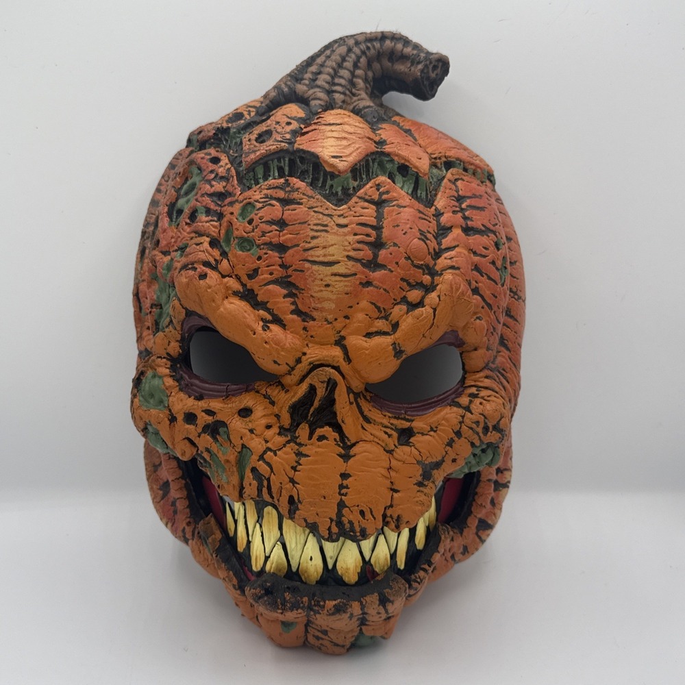 Dark Harvest Pumpkin Ani-Motion Halloween Mask by California Costume Collection